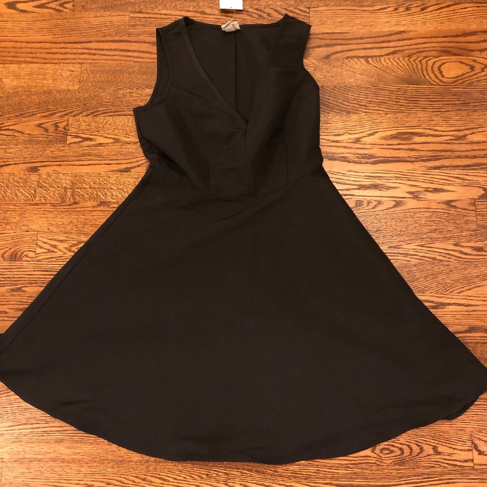 Womans v neck mini dress